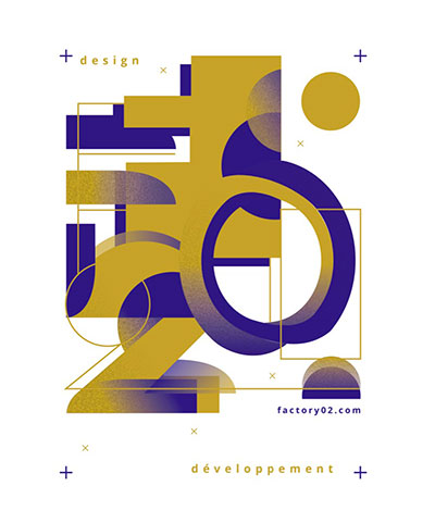 déclinaisons de l'affiche en rose avec des finitions différentes pour le bureau dans les teintes de rose